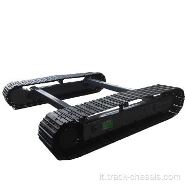 Chassis per tracciamento in acciaio resistente per attrezzature da costruzione